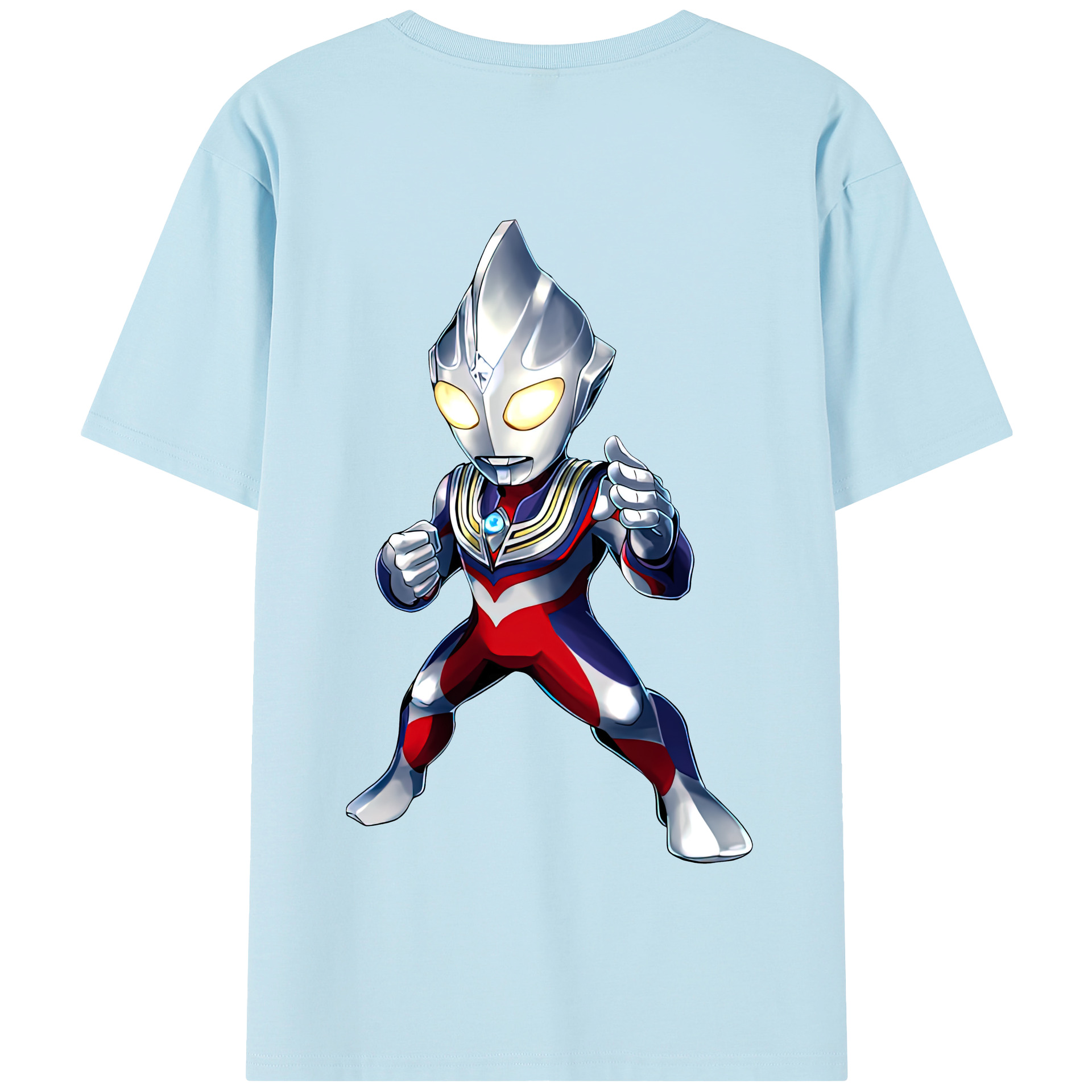 （画像用） ウルトラマン Ultraman 綿100％半袖Tシャツ（背面プリント）